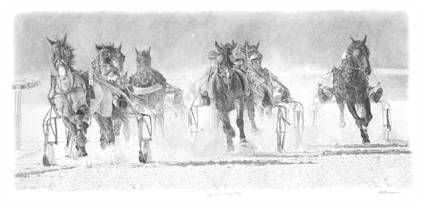 The 100th anniversary of 'White Turf,' showing the trotting sled racing on the Frozen Lake at St Moritz, Switzerland The 100th anniversary of 'White Turf,' showing the trotting sled racing on the Frozen Lake at St Moritz, Switzerland